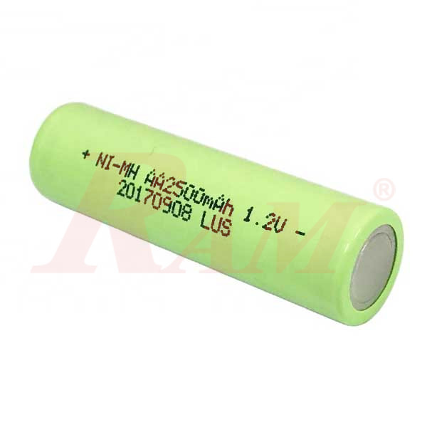 Battery Rechargeable 1.2V AA Ni-MH 2500mAh | RAM Electronics website